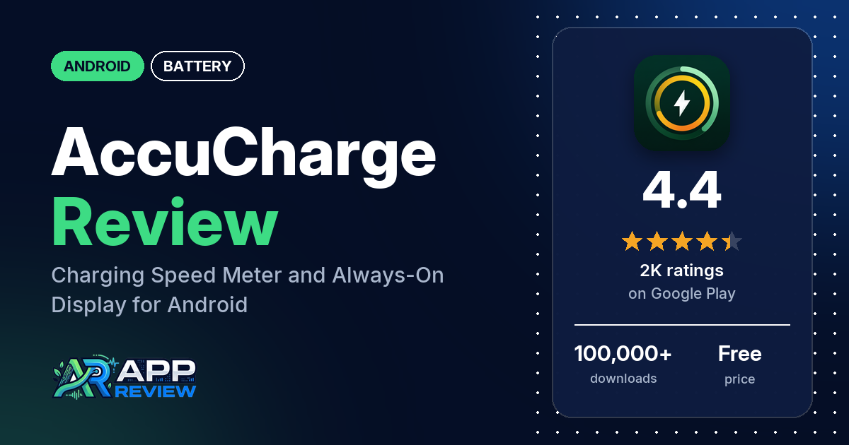 AccuCharge Review: Charging Speed Meter and Always-On Display for Android