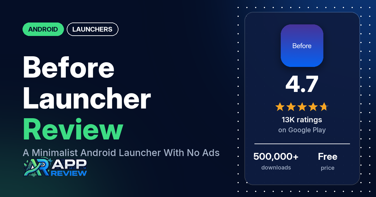 Before Launcher Review: A Minimalist Android Launcher With No Ads