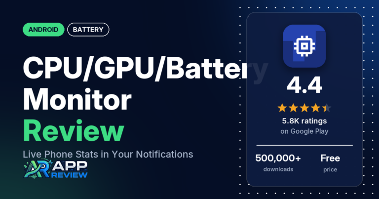 CPU GPU Battery Monitor and Notification Android app review