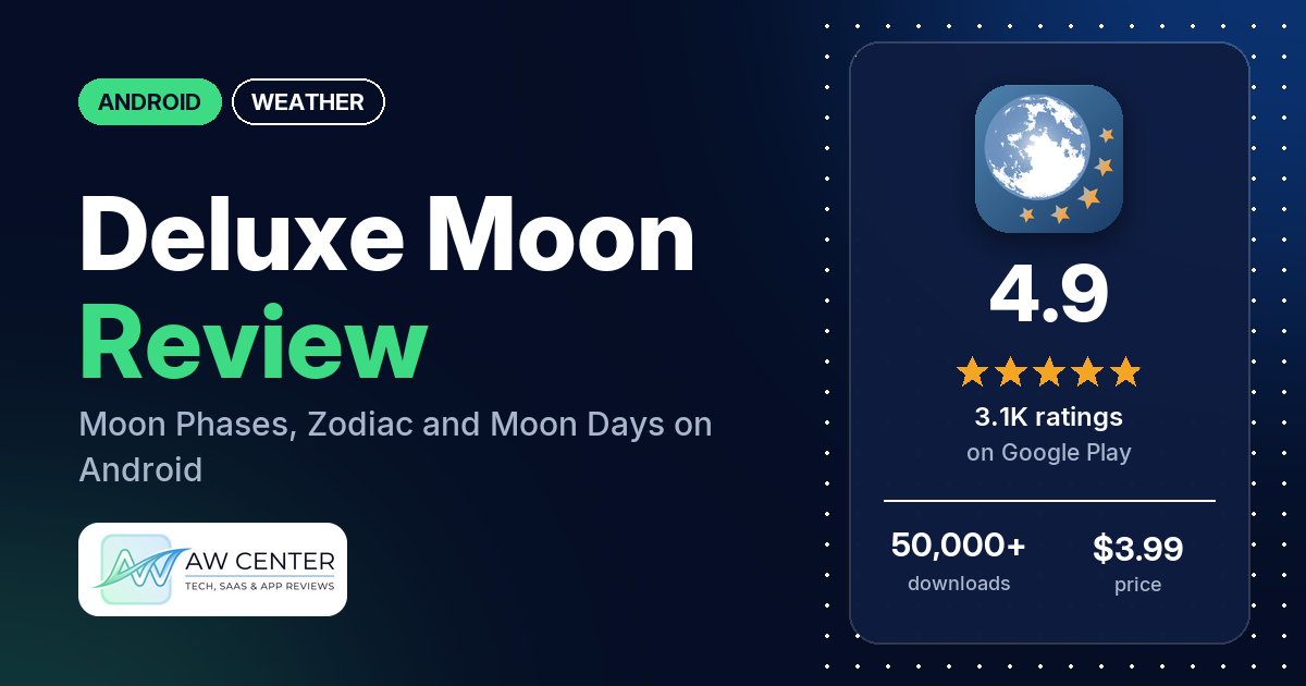Deluxe Moon Review: Moon Phases, Zodiac and Moon Days on Android