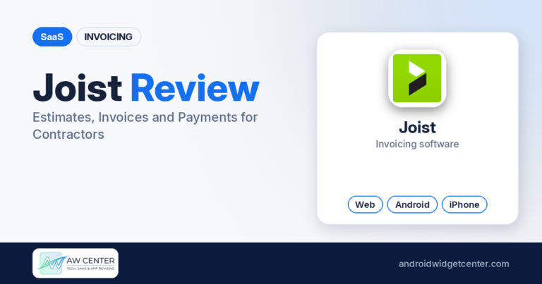Joist review: estimating and invoicing software for contractors