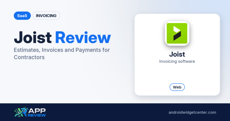 Joist review: estimating and invoicing software for contractors