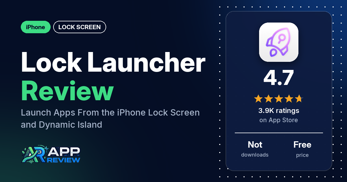 Lock Launcher Review: Launch Apps From the iPhone Lock Screen and Dynamic Island