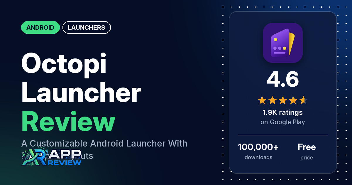 Octopi Launcher Review: A Customizable Android Launcher With Foldable Layouts