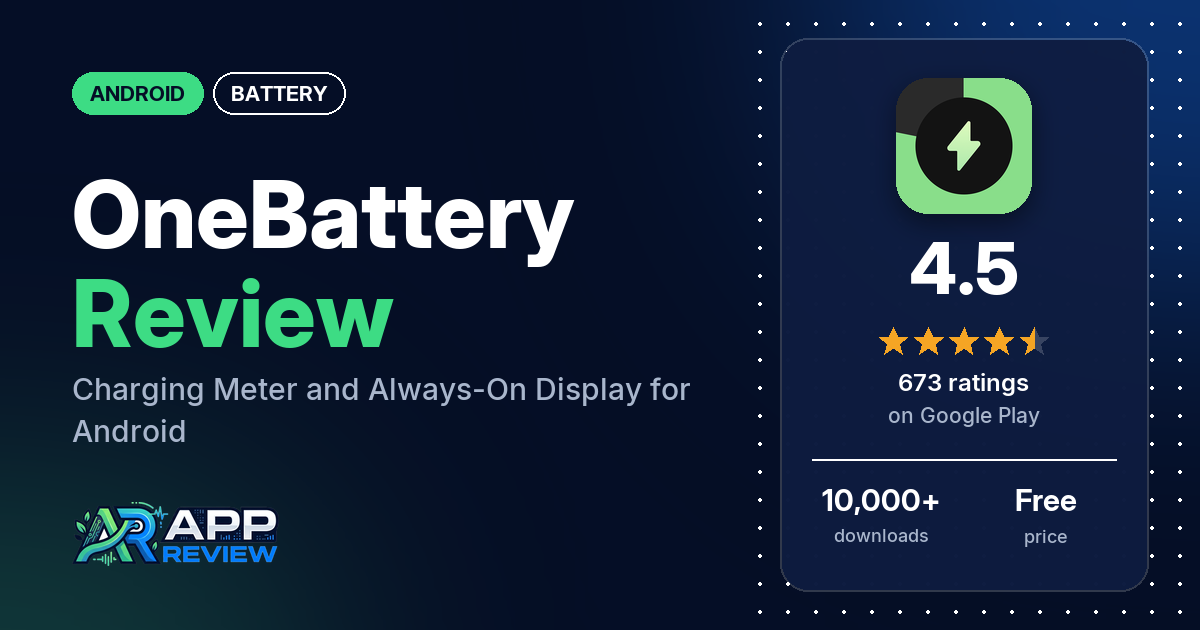 OneBattery Review: Charging Meter and Always-On Display for Android
