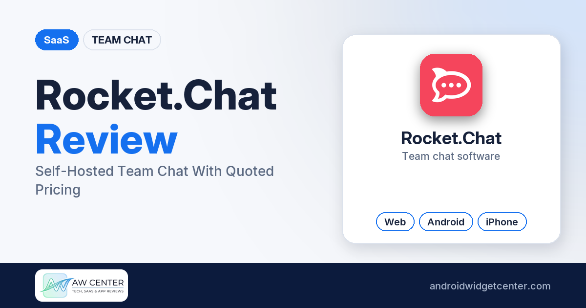 Rocket.Chat Review: Self-Hosted Team Chat With Quoted Pricing