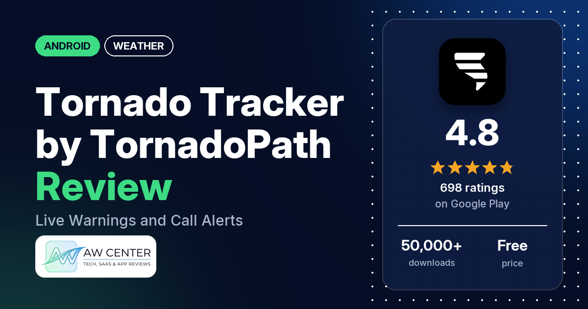 Tornado Tracker by TornadoPath Review: Live Warnings and Call Alerts