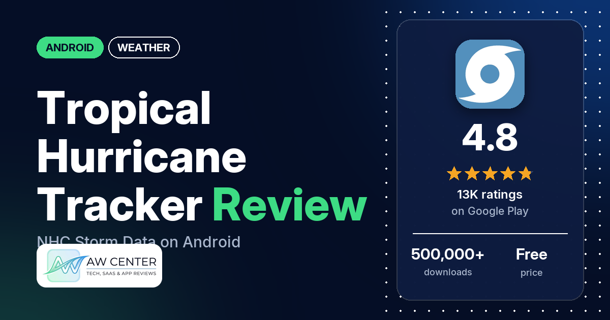 Tropical Hurricane Tracker Review: NHC Storm Data on Android