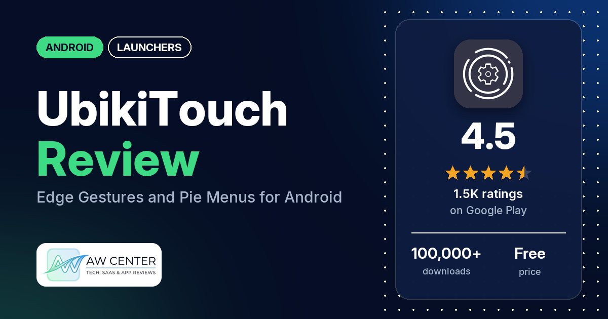 UbikiTouch Review: Edge Gestures and Pie Menus for Android