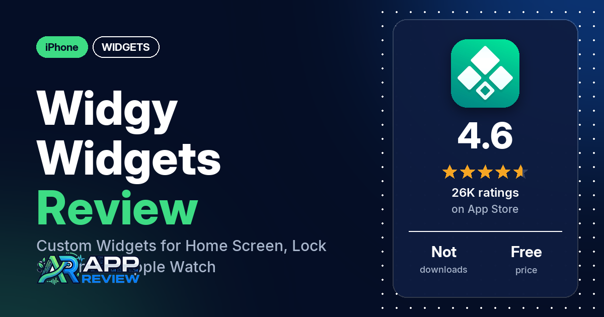 Widgy Widgets Review: Custom Widgets for Home Screen, Lock Screen and Apple Watch