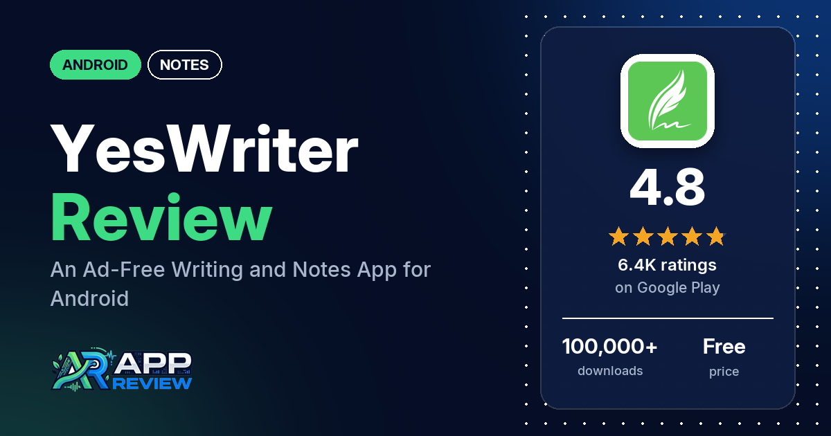 YesWriter Review: An Ad-Free Writing and Notes App for Android