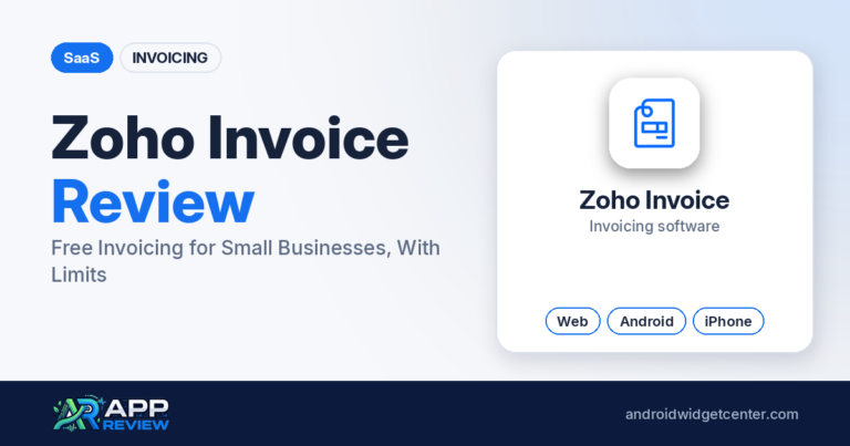 Zoho Invoice review: free web invoicing software