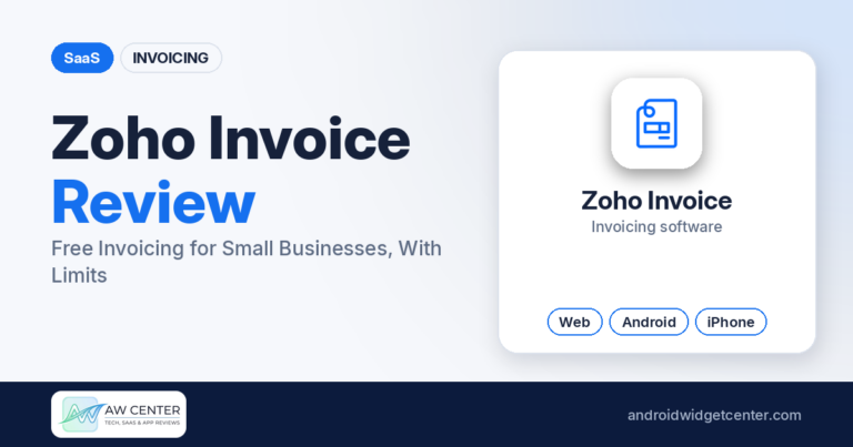 Zoho Invoice review: free web invoicing software