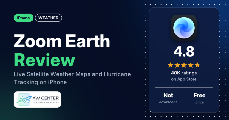Zoom Earth Weather Forecast iPhone app review